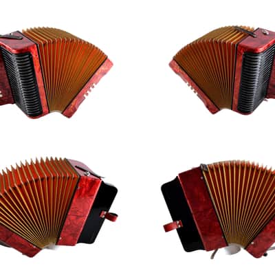 Excellent, German Made, Vintage, Top Quality, Diatonic Button Accordion Hohner Corso 8 Bass - 3 voice in G/C (Sol-Do) 21x8 buttons image 22