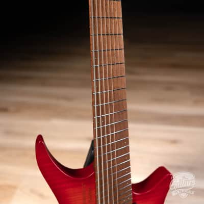 Strandberg Boden Original N2.8 8 String Headless – Sunset Coral Burst Satin image 4