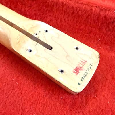 LEFTY! -Fender Precision bass neck 1972 - Maple original vintage USA left handed LH image 5