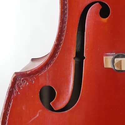 Five String Pöllmann Double Bass 1974 – E.M. Poellmann Contrabass, LH image 4