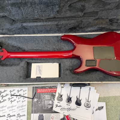 1990 Fender Heartfield EX-2 Made in Japan – Figured Maple Top, Rare Gray Case, Paperwork & Extras image 6