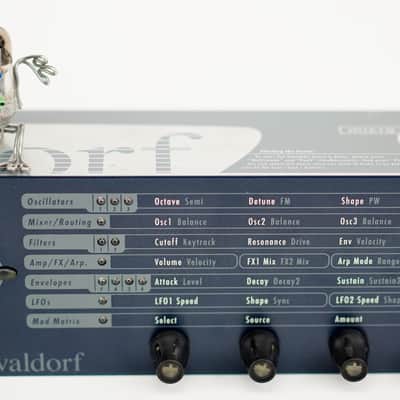 Waldorf Micro Q Synthesizer Rack Blau + Neuwertig + 1,5 Jahre Garantie image 6