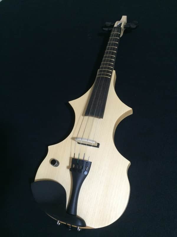 leigh violin. 4/4 solid body electric with frets image 1