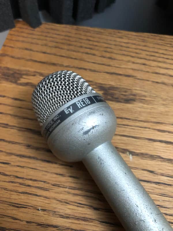 Electro-Voice RE18 Supercardioid Dynamic Microphone 1970s - Beige image 1