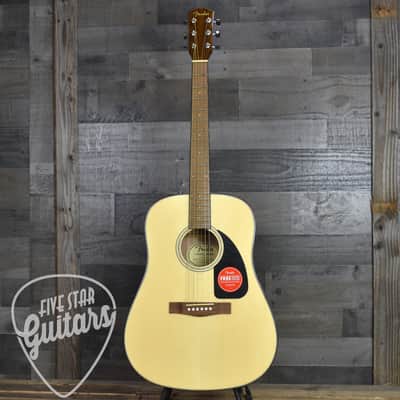 Mint Fender CD-60 Dreadnought V3 - Natural Gloss with Hard Shell Case image 3