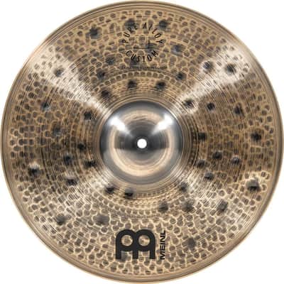 Meinl Pure Alloy Custom Extra Thin Hammered Crash Cymbal 16" image 1