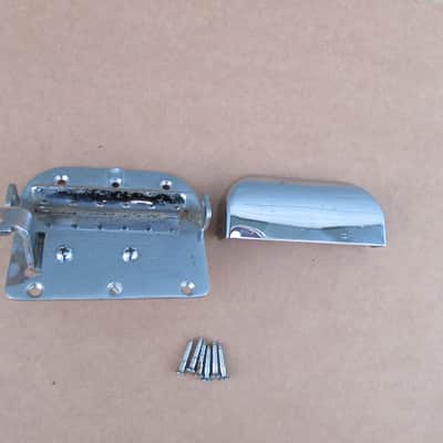 1960s Teisco Marquis Guitar Tremolo Tailpiece W Cover Kay Aria Univox National image 3