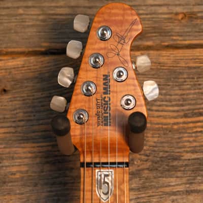 Used Ernie Ball Music Man BFR JP-15 - Teal Quilt Burst w/OHSC image 7