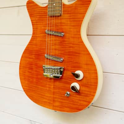 Danelectro 59 Divine 2020 - Flame Maple Orange image 2