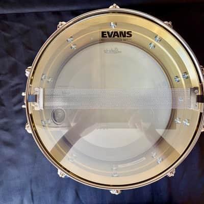 Ludwig LB403 Super Brass Reissue 6.5x14" 10-Lug Snare Drum with Nickel-Plated Hardware 2019 - Present - Clear-Lacquered Brass image 6