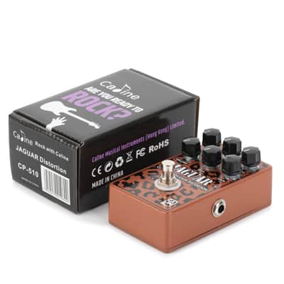 Caline CP-510 Jaguar Distortion Guitar Effect Pedal True Bypass (Price includes the import duty for US buyer) image 6