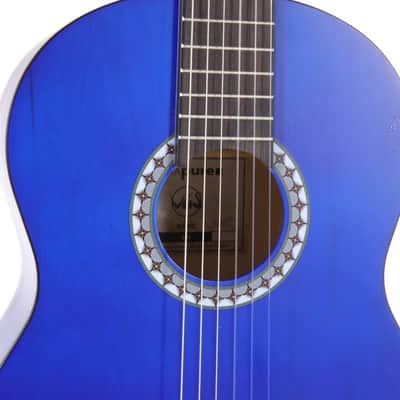 GEWA Basic Classical Guitar 3/4 – Transparent Blue – PS510‑145 image 4