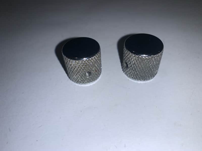 Fender Telecaster/P-Bass Control Knobs 60s Nickel Original Vintage Parts image 1