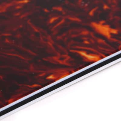 Musiclily 11.5x17 inch Blank Plate Pickguard Sheet Guitar Bass Custom Material,4Ply Tortoise Shell image 2