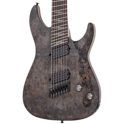 Schecter Omen Elite-7 Multiscale 7-string Electric Guitar - Charcoal image 1