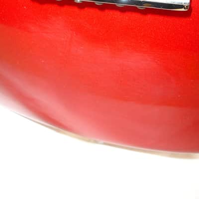 2005 Fender American Deluxe Strat V Neck Electric Guitar, Maple Fingerboard, Candy Apple Red w/ Case image 6