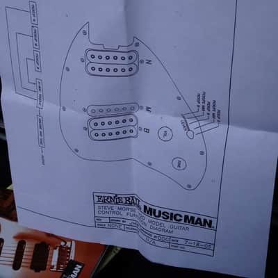 Music Man Steve Morse Y2D Floyd Rose Deep Purple Burst All Complete image 12