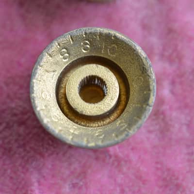 Vintage 1960s Gibson Gold Reflector Knob Set ES-335 SG Standard Custom Les Paul image 10