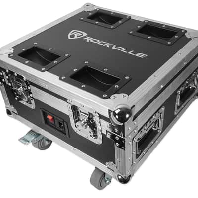 Rockville ROCKWEDGE PACKAGE BLACK 6) Battery Lights+Case+Wireless DMX Controller image 13