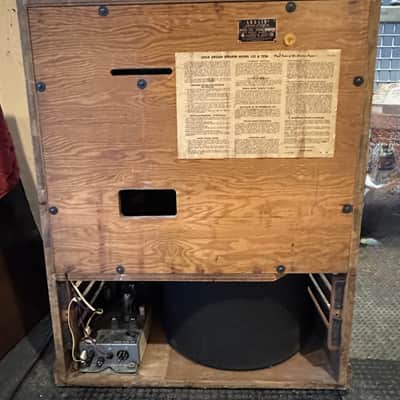 Hammond D Organ circa 1942 with Leslie 122 Speaker circa 1975- Mahogany image 3