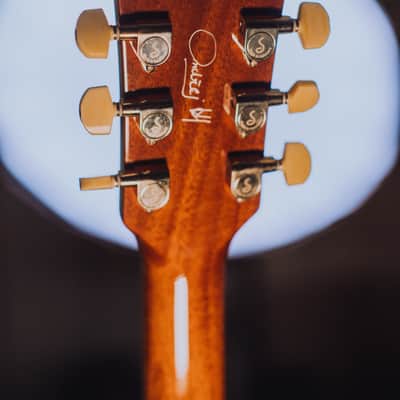 The Wolf Guitars Phoenix Custom Gold Top 2022 Gold / Mahogany brown image 11