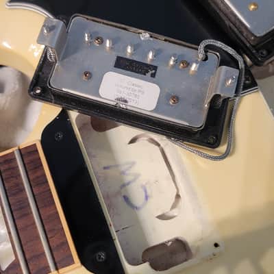 2013 Gibson Les Paul SG '61 Reissue Modified - Aged White With OHSC image 12