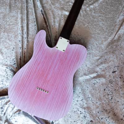 GB Liuteria Traditional Tele semi hollow purple walnut image 6