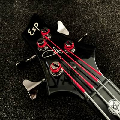 ESP Tom Araya 2007 Gloss Black - Kiso Custom Shop - Slayer Signature Series + CASE - Artist owned! image 3