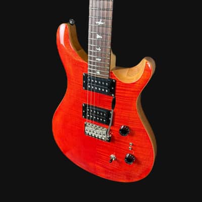 PRS SE Custom 24-08 Electric Guitar in Blood orange image 3