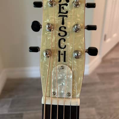 Gretsch G9201 Honey Dipper Round-Neck Brass Body Biscuit Cone Resonator Guitar 2010s - Shed Roof image 3