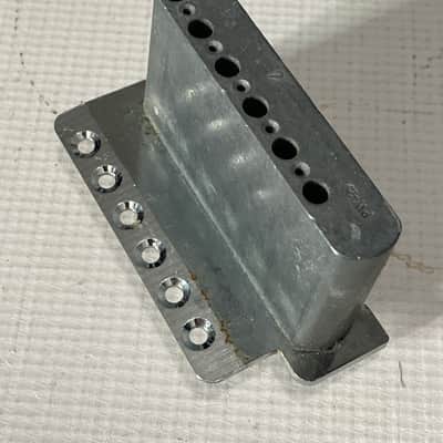 2010's MIM Fender Mexico Stratocaster Factory 6 Post Tremolo Bridge & Arm 2 1/16" String Spacing image 8
