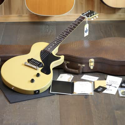 2020 Gibson Custom Shop Murphy Lab '57 Les Paul Junior Reissue Electric Guitar Ultra Light Aged TV Yellow + COA OHSC image 1