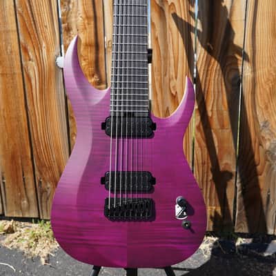 Schecter DIAMOND SERIES John Browne Tao-8 - Satin Trans Purple 8-String Electric Guitar image 4
