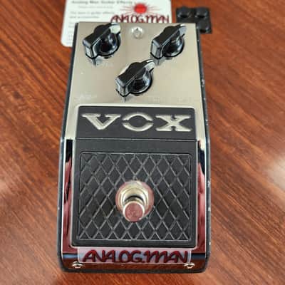 Rare Analogman-Modded Vox Valve-Tone V810.  Silver Mod (TS9, Tube Screamer) + Green LED image 1