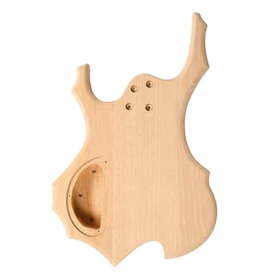 DIY 44inch Fired Style Electric Bass Guitar Kits with Mahogany Body, Maple Neck image 4