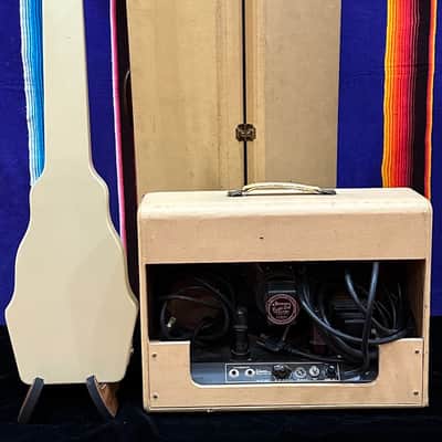 Gibson BR-9 Lap Steel and Matching Amplifier 1952 - Cream image 2