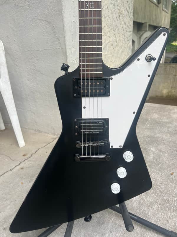 Epiphone '58 Goth Explorer 2002 - 2019 - Pitch Black image 1