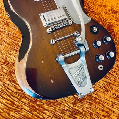 Gibson ‘61 SG 2022 - Tobacco Burst Relic image 12
