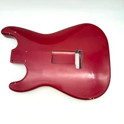 MJT Stratocaster Body Alder Relic Nitro Burgundy mjt6638 image 6
