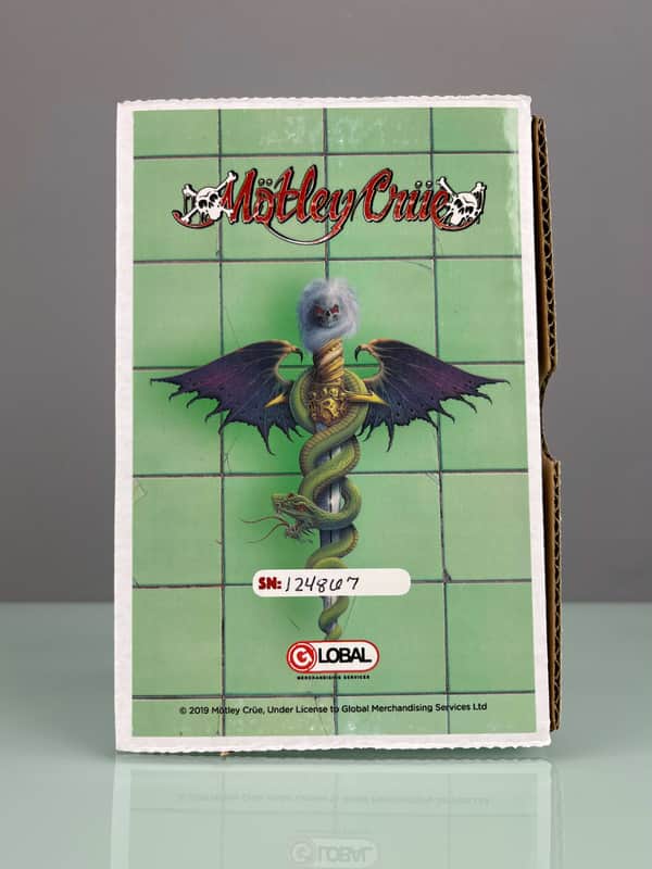 MOTLEY CRUE SOLD OUT Dr. Feelgood 30th Anniversary Guitar Distortion Effects Pedal  RARE Mick Mars 2019 - Sea Foam Green image 1