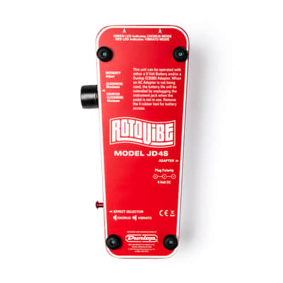 New Dunlop JD4S Rotovibe Chorus Vibrato Guitar Effects Pedal image 3