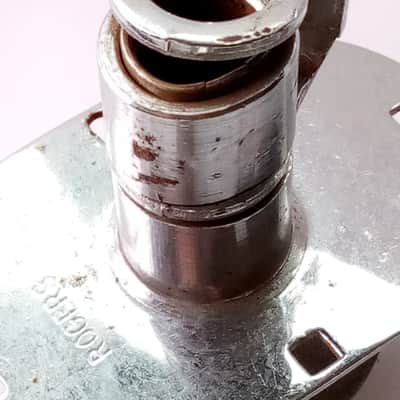Rogers 4+ Bass Drum Double Tom Mount Post Receivers Parts Lot Chrome Vintage 60s image 3