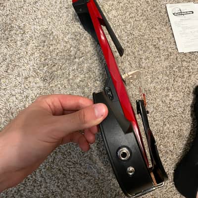Yamaha SV-200 Silent Violin Performance Model 2017 - Cardinal Red image 4