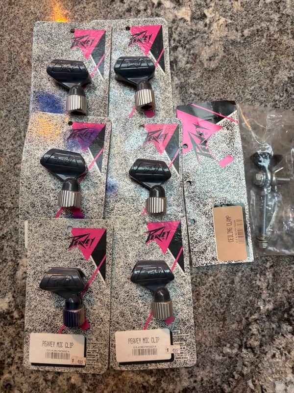 1980s Peavey Microphone Clips Lot, NEW OLD STOCK image 1