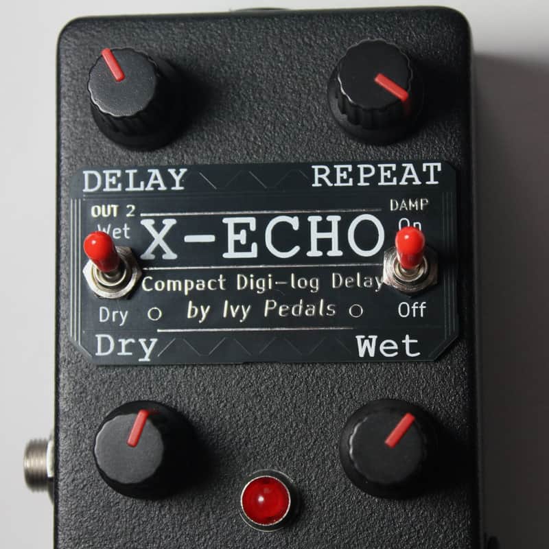 Ivy Pedals X-Echo '25 - Black/Red image 1