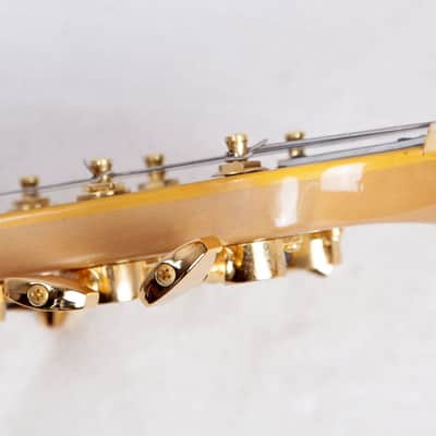 2001 HOFNER Jazzica Custom Archtop Guitar, Blonde Flamed Maple, w/Original Hofner Floating PUP, Hofner Hardshell Case image 9