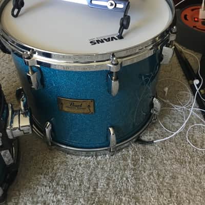 Pearl Masters studio birch 2000’s Ocean Blue Sparkle image 11