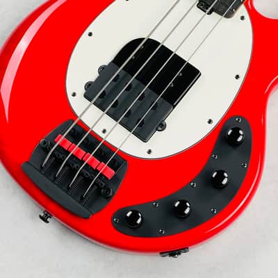 Ernie Ball Music Man Tim Commerford Active StingRay 4-String Bass 2025 - Caliper Red image 5