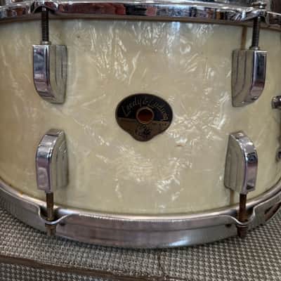 Ludwig-Leedy 14x7 Snare Drum - White Marine Pearl image 2