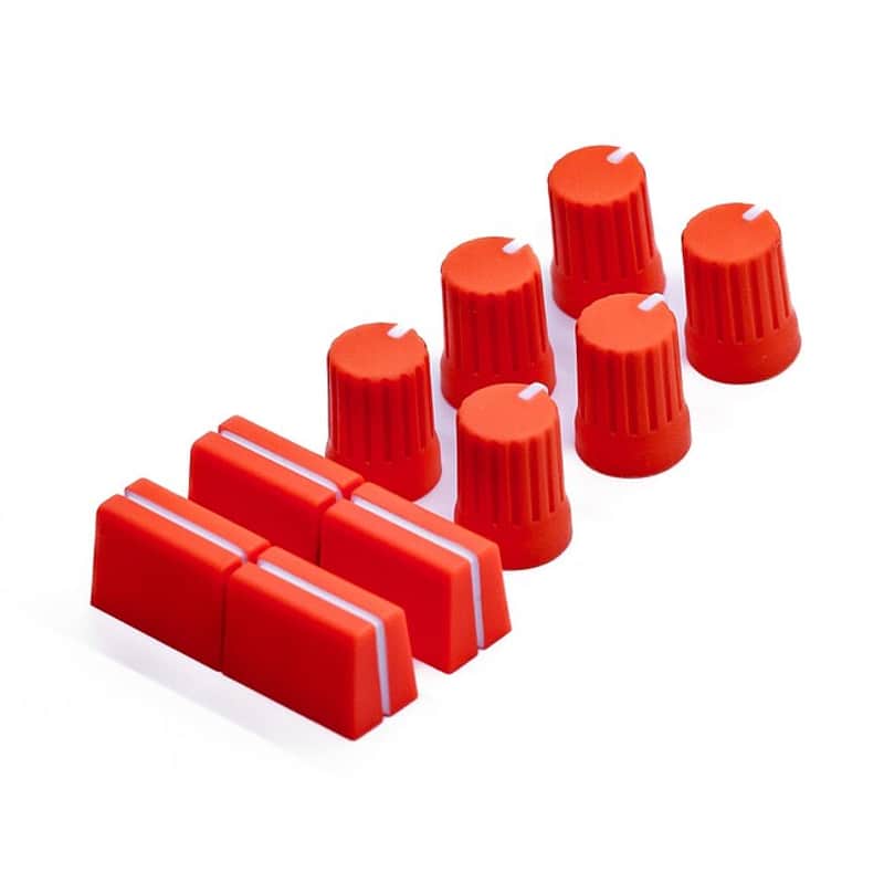 DJ TECHTOOLS Chroma Caps Pack Lite Neon Orange Austauschpotiknöpfe für DJ-Controller und Mixer image 1